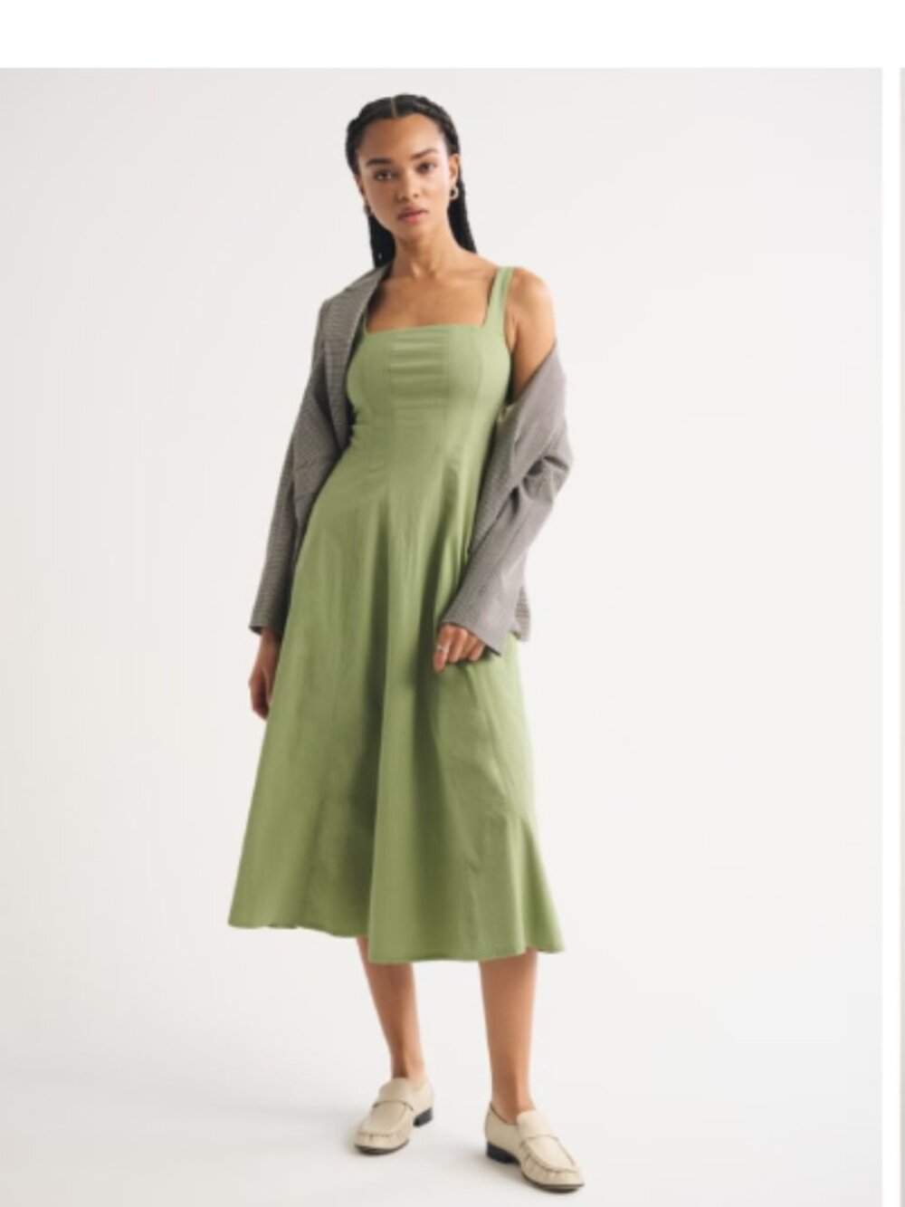 Abercrombie and Fitch Mila Midi Dress